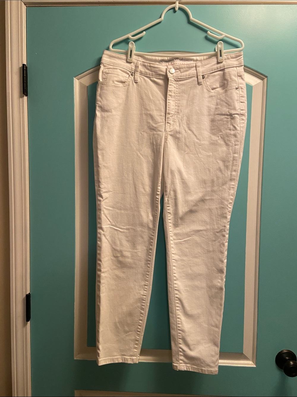 Tommy Bahama White Straight-Leg Jeans